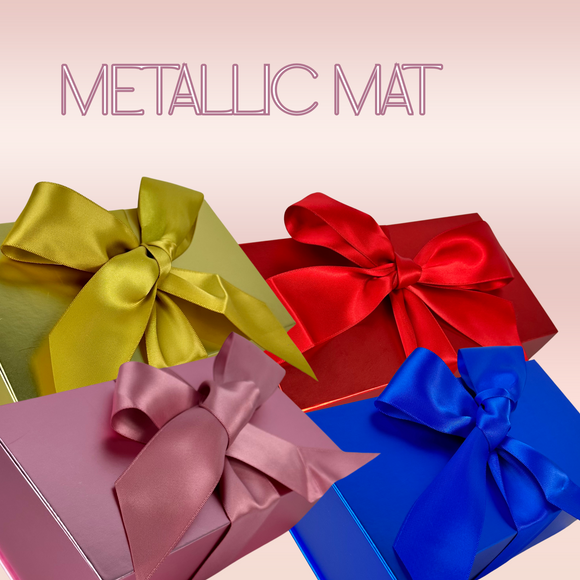 Caja Plegadiza Deluxe Metallic Mat