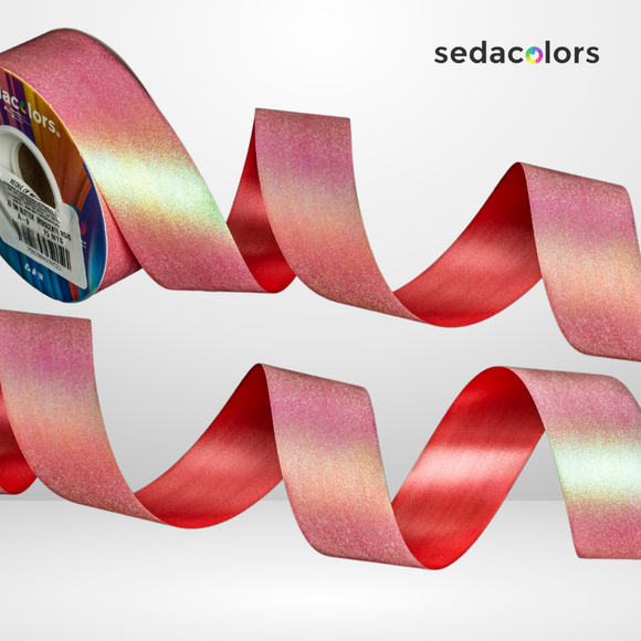 Glitter Iridiscente Rojo