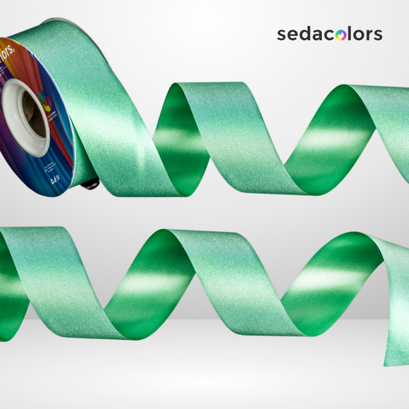 Glitter Iridiscente Verde Bandera