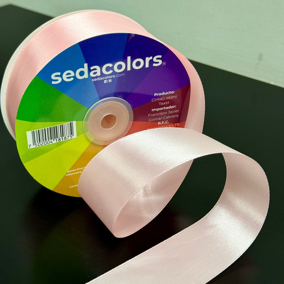Listón Satin 2 caras Rosa Claro – Sedacolors Store