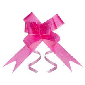 MOÑO MÁGICO HOLOGRAMA FLUORESCENTE ROSA CLARO