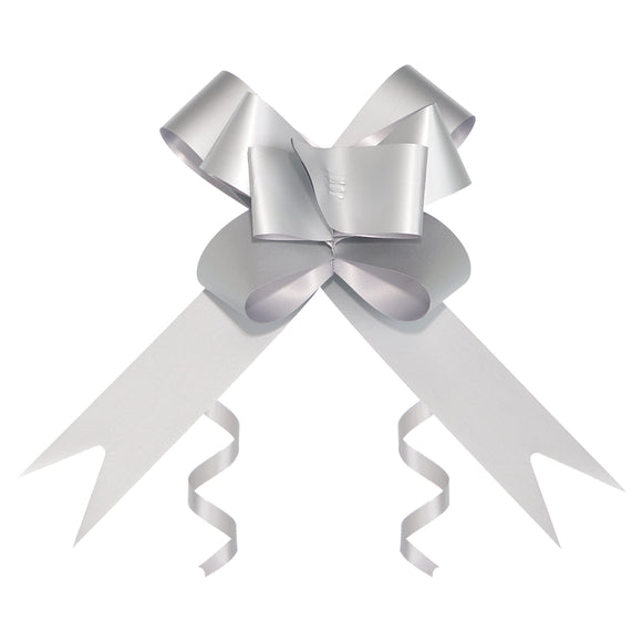 MOÑO MÁGICO SILKY METAL PLATA