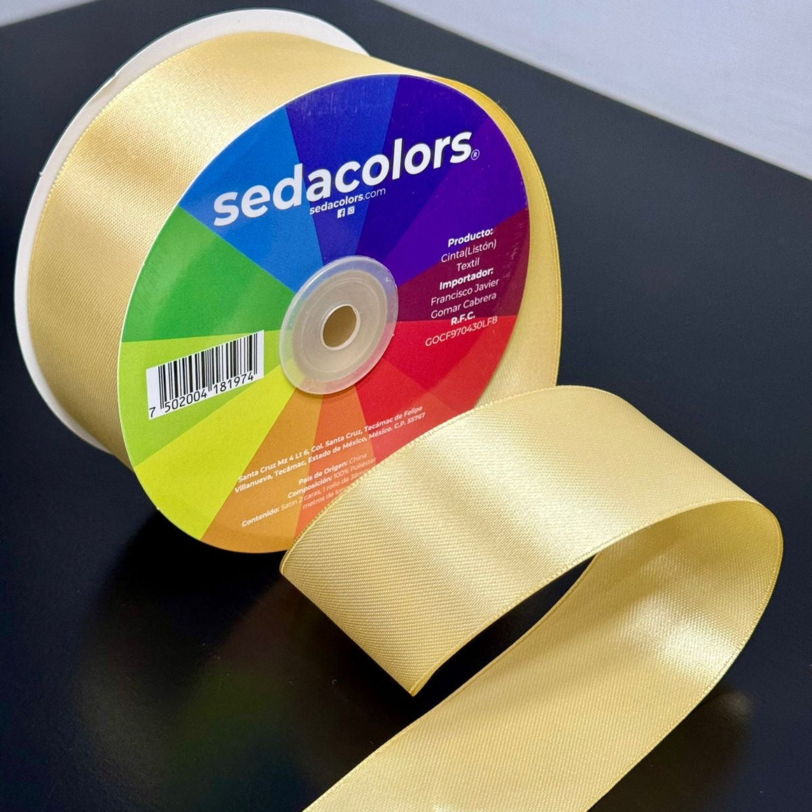 Listón Satin 2 caras – Sedacolors Store