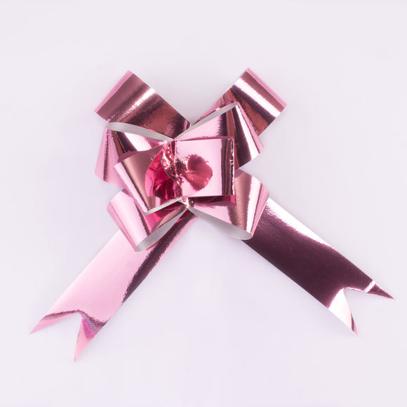 MOÑO MÁGICO METÁLICO ROSA CLARO